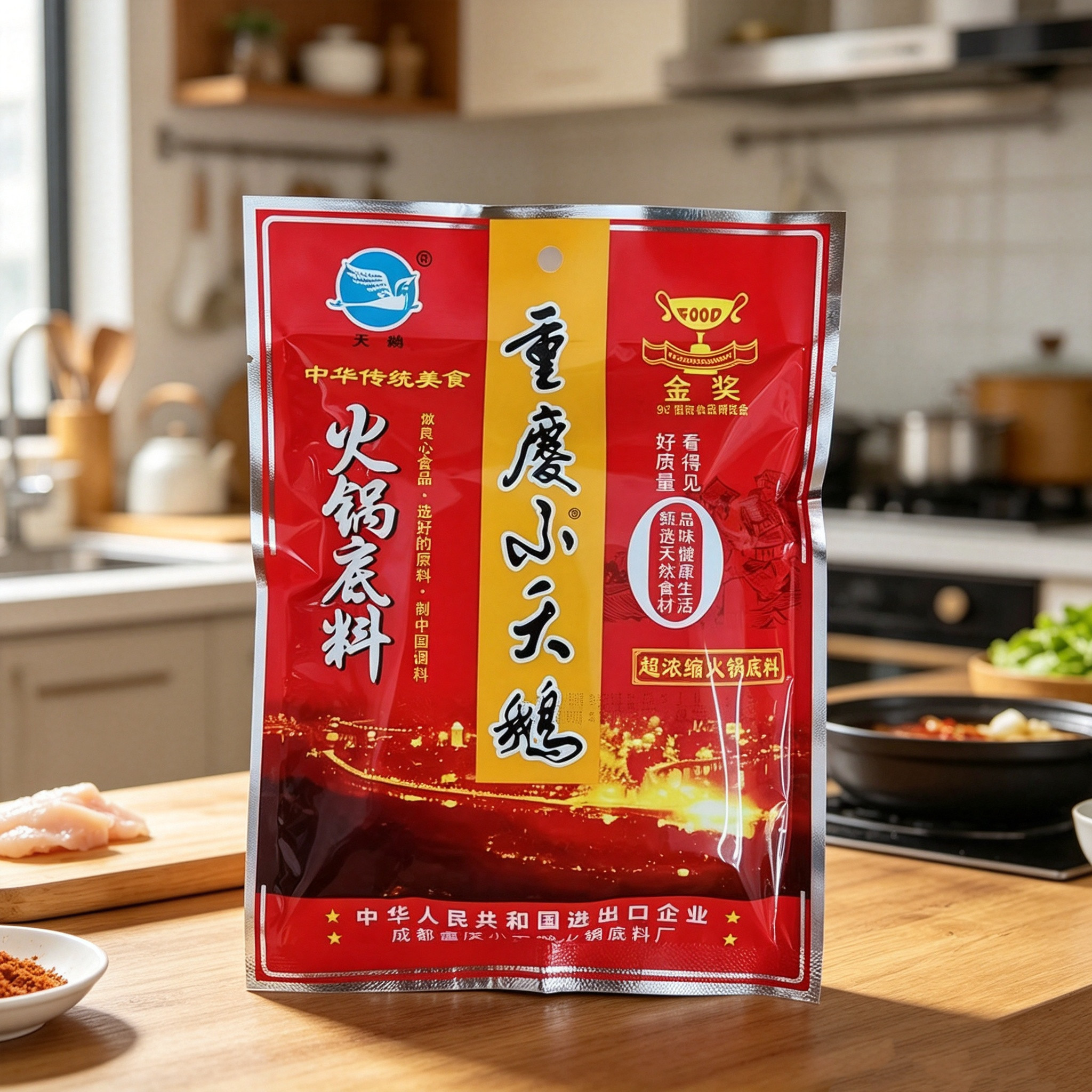 成都重庆小天鹅火锅底料300g小天鹅麻辣烫底料汤料 四川串串香料