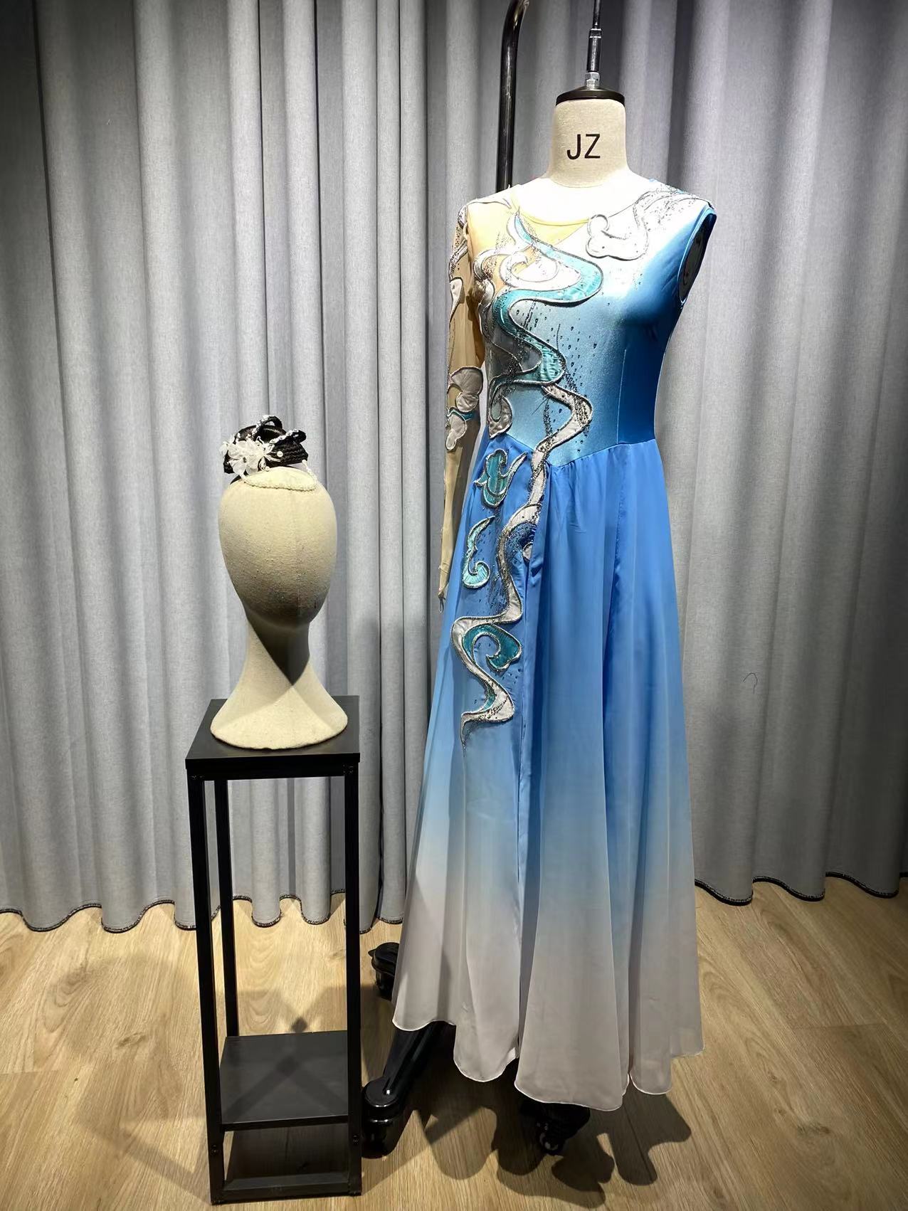 直销北舞坊舞台演出服古典舞服饰鹊桥仙舞蹈服装民族舞蹈服装订做