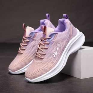 双星官方正品运动鞋春夏新款网面透气女鞋子轻便软底百搭跑步鞋潮