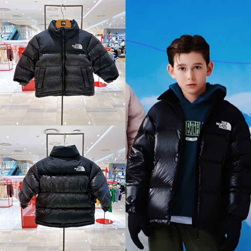 现鹅绒80%THE NORTH FACE儿童北面羽绒服韩国代购24冬男女童外套