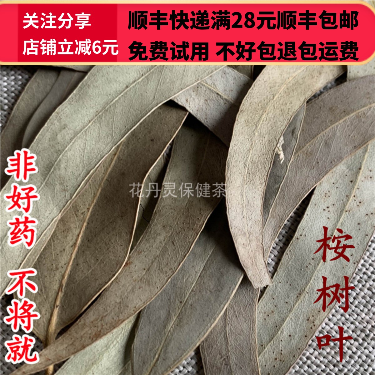 同德  同品质 中药材 桉树叶 50g 可打粉满28包邮