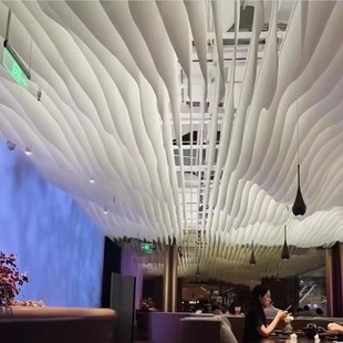 法国文理纸 法纹纸法理纸肌理透光纸波浪天花吊顶阻燃布