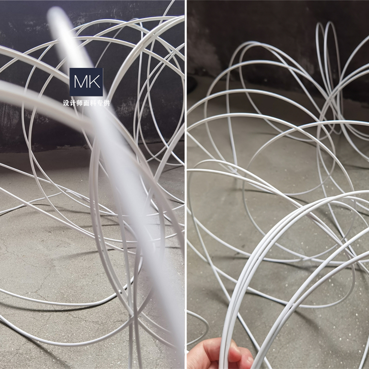 设计师粗硬造型铝线随意辅料服装