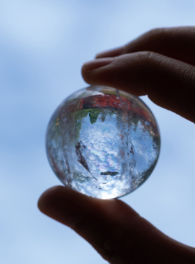 净莲梵尘 尼泊尔超高Neng量喜马拉雅彩虹水晶球 供Fo Liao愈 ZF