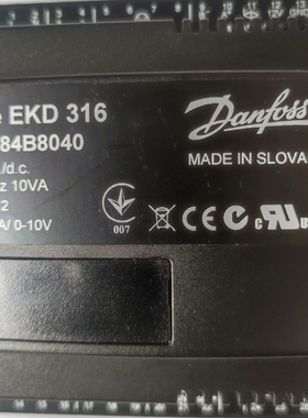 议价丹佛斯电子膨胀阀驱动器EKD316订货084B8040，项目