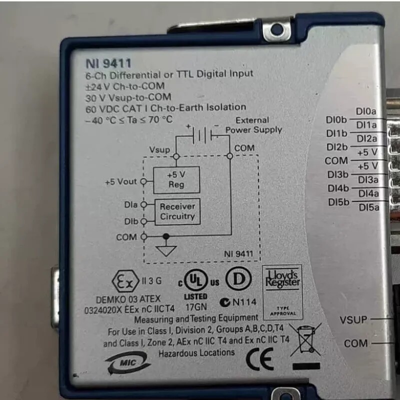议价原装正品NI 9411 6路差分/TTL数字输入模块