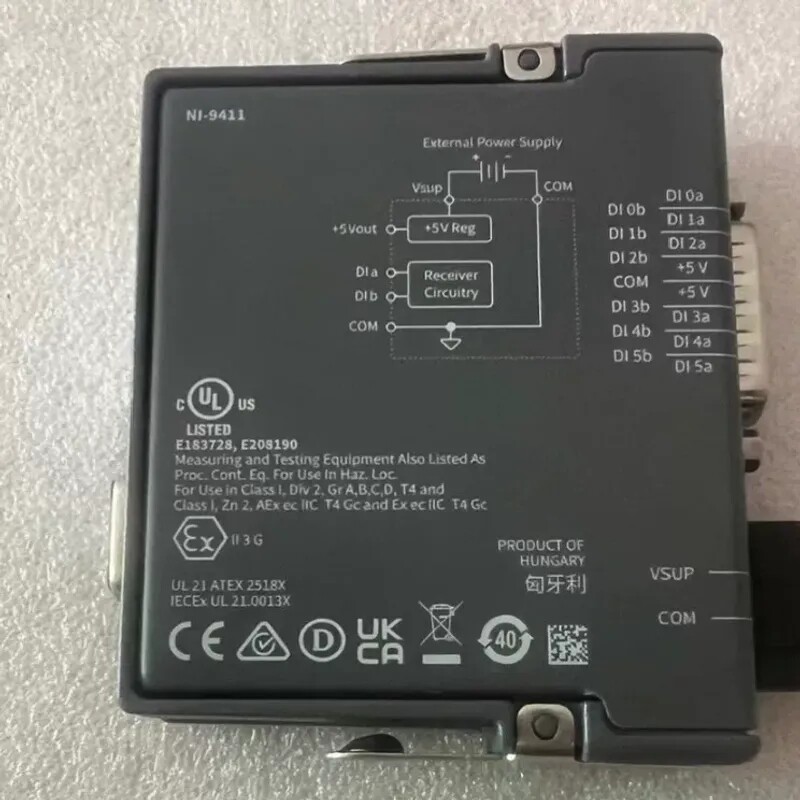 议价NI 9411数字输入模块，6通道差分/ TTL输入，支持±