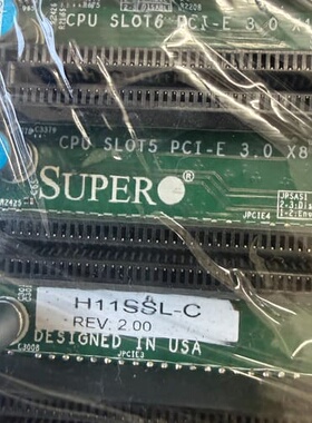 议价超微原装主板 H11SSL-C 单路AMD主板 含7302p