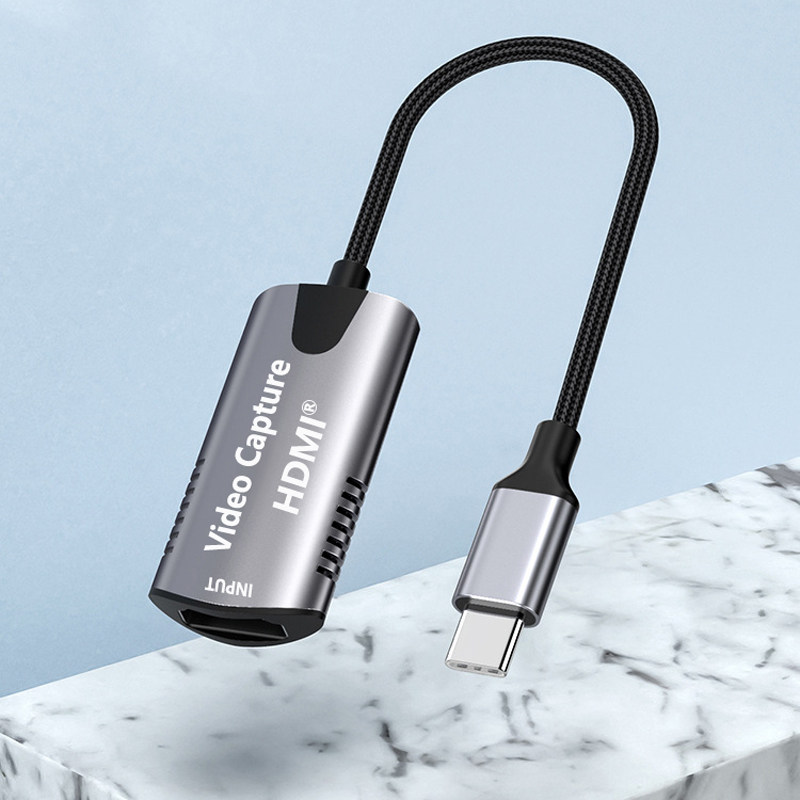 佳能R5尼康z6 7高清USB转HDMI OUT大转小高清视频采集卡直播推流