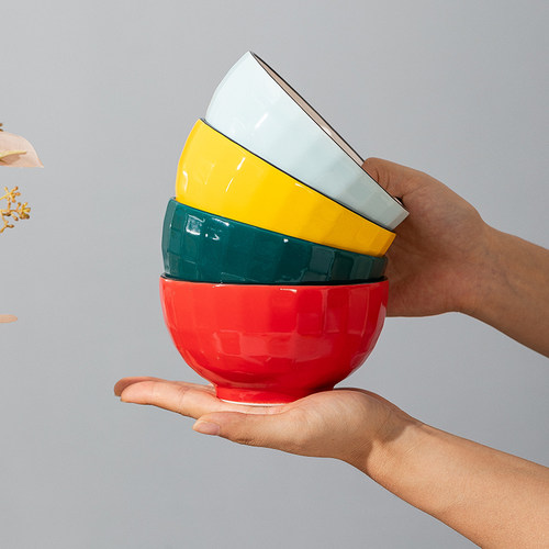 5款家用钻石饭碗创意个性陶瓷