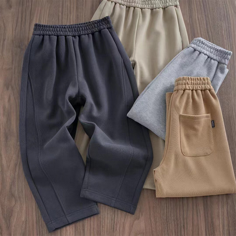 男童针织休闲裤儿童镰刀裤2025春秋中大童宽松香蕉裤修饰腿型卫裤,童装/婴儿装/亲子装,裤子,淘宝优惠券,粉丝福利购,淘宝优惠卷