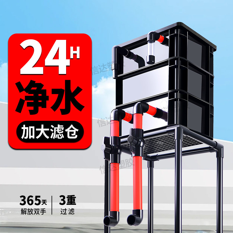 鱼缸周转箱过滤器净水循环三合一外置水泵鱼缸过滤桶鱼池过滤箱,宠物/宠物食品及用品,过滤设备,淘宝优惠券,粉丝福利购,淘宝优惠卷