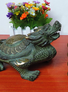 办公室家居龙头龟客厅装饰品摆件