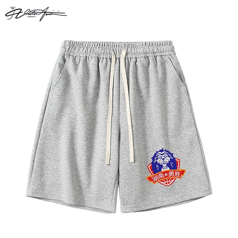 【刺绣】中国篮球俱乐部杯湖南勇胜队标刺绣应援短裤夏季百搭潮流