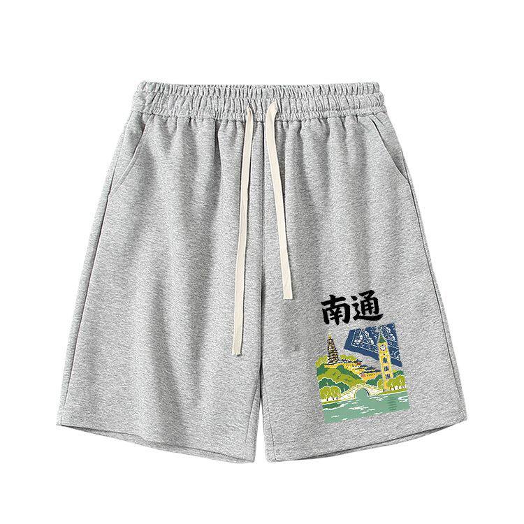 苏超南通队足球联赛文化衫薄款裤子潮流宽松短裤夏季休闲时尚运动