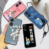 luckrider适用于OPPOA58手机壳oppea58保护套poopa58防摔OPPOA58软套PHJ110彩绘 a58钢化膜poopa58磨砂oppa58