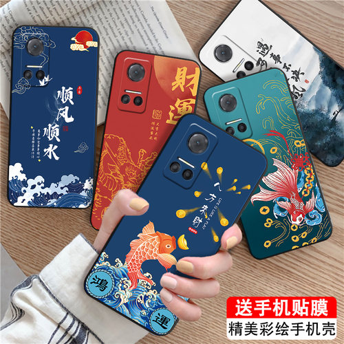 少女背影适用于荣耀Play6T手机壳