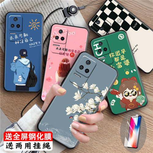 luckrider适用于小米红米K40s手机壳。时尚ins风红迷K4os防摔软壳redmik40s硅胶套k4os潮牌小米k40s卡通22021