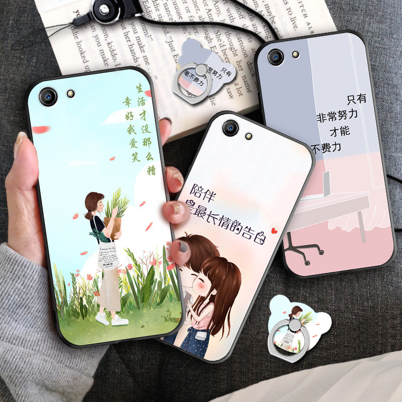 oppo a83手机壳卡通女款oppoa1硅胶手机套a83t全包软边5.