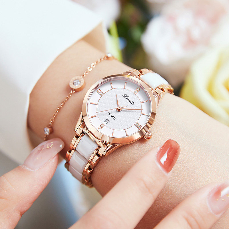 2021新款正品手表女士简约气质防水时尚潮机械表夏季名牌瑞士女表