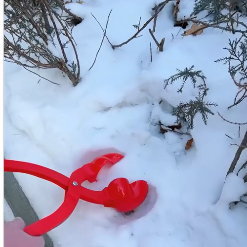 雪夹子夹雪器加厚雪球夹冬季户外玩雪工具打雪仗雪模夹沙神器
