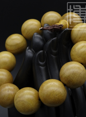 沉香佛珠手串男女款金丝檀木