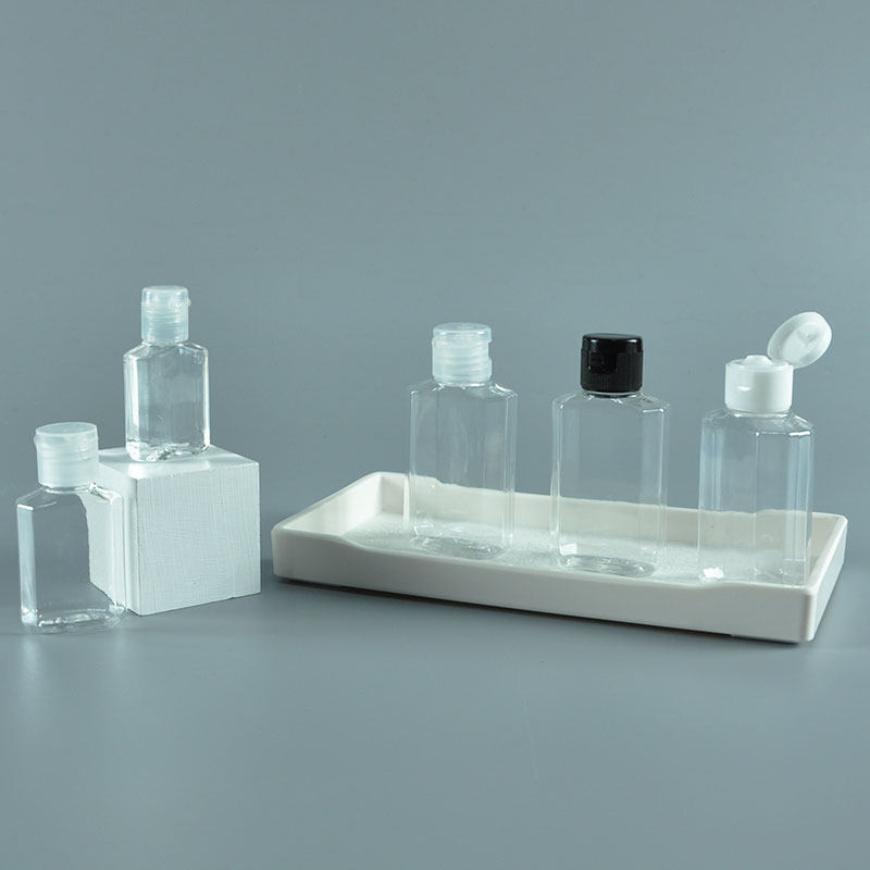 20/30/60ml透明六角翻盖瓶洗手液化妆水洗发水小样试用旅行分装瓶