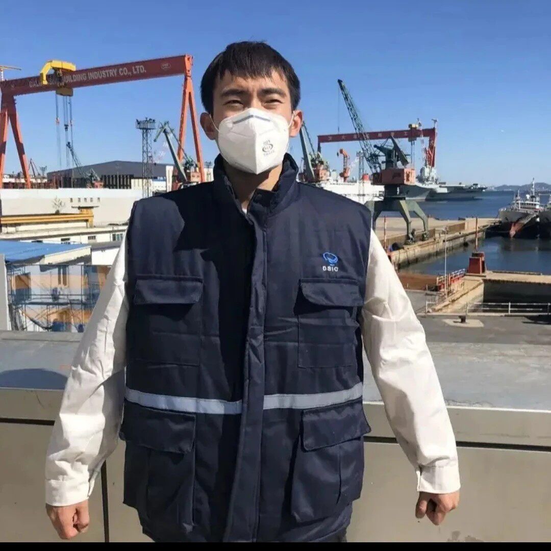 中远船厂棉马甲冬季防寒保暖劳保工装男加厚保暖背心坎肩定制