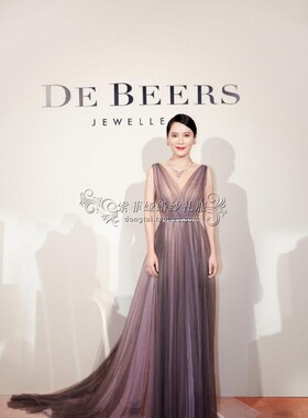 走秀礼服裙紫色高端定制2021夏季双肩拖尾裙名媛钢琴礼服毕业汇演