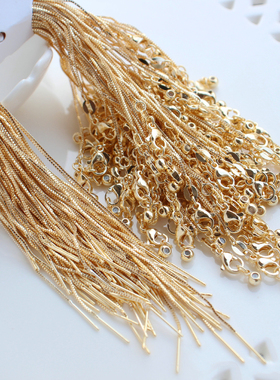 万能14k针式龙虾扣头胶珠diy饰品