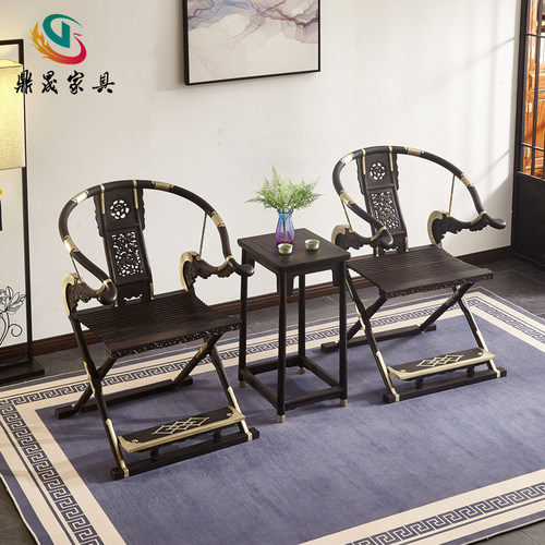 东非黑黄檀紫光檀交椅