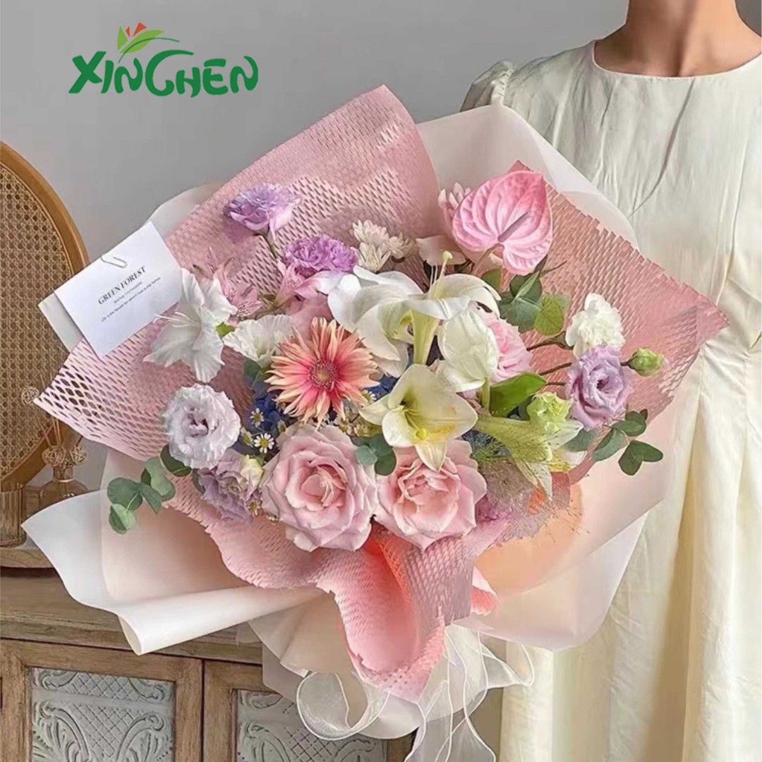 网红包花纸蜂窝纸网眼纸花束包装纸网格拉网艺术纸鲜花包装 欣辰,鲜花速递/花卉仿真/绿植园艺,花艺包装纸,淘宝优惠券,粉丝福利购,淘宝优惠卷