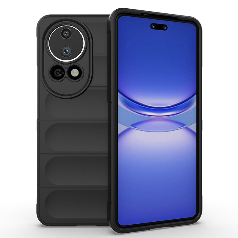 适用华为Nova13手机壳加厚防摔Nova13液态硅胶保护套BLK一AL80简约纯色nove13气囊抗摔软边BLKAL爱酷外壳nowa