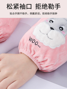 可爱袖套女长款工作羽绒服防脏女童套袖儿童手袖头短护袖春秋冬季