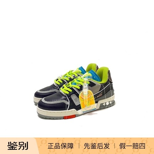 Louis Vuitton LV 21SS 秀款黑水泥 trainer 运动鞋 板鞋