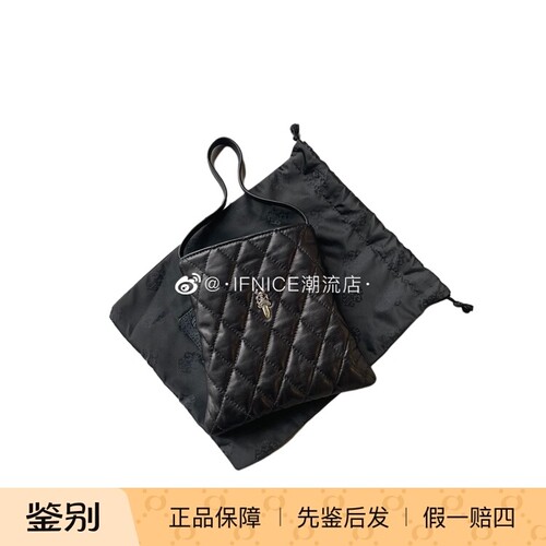 Chrome Hearts 克罗心 dracula 黑色菱格手拎包 手提包