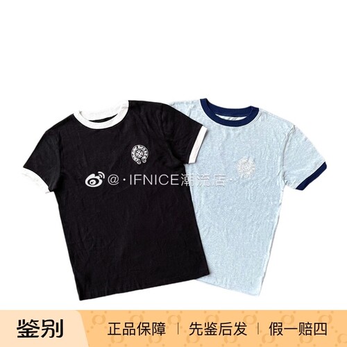 Chrome Hearts 克罗心 新款 女款马蹄小logo卷轴短袖T恤