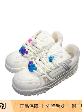 Louis Vuitton LV 23SS 胖丁 面包 Trainer 白色1AB8RK