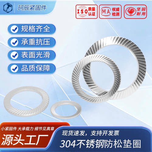 不锈钢防松垫圈 DIN9250SS 304洗白