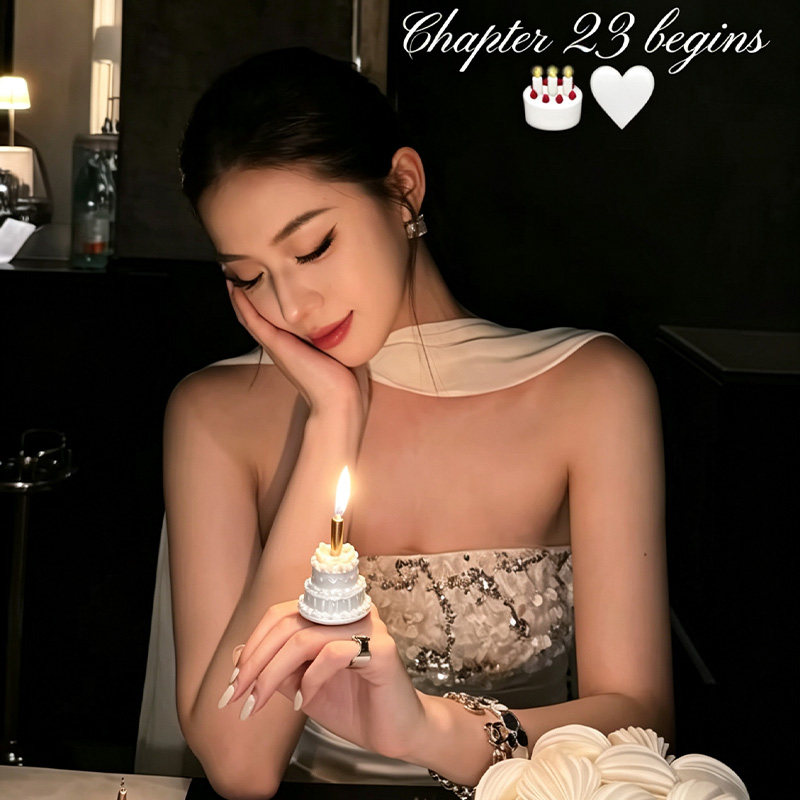 生日蜡烛蛋糕戒指女孩创意拍照神器生日氛围感道具新款成人装饰