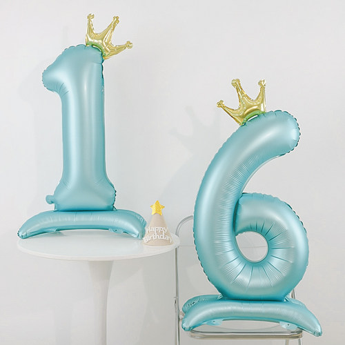 40寸生日数字气球蓝色