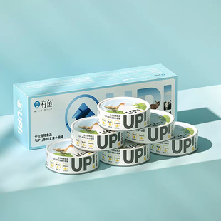 有鱼UP生骨肉主食猫罐头小扁罐猫咪零食湿粮包成幼猫100g*6罐