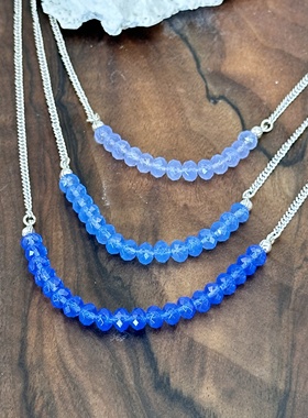 欧美饰品轻奢时尚水晶多层长款项链高级感小众设计高档女毛衣链