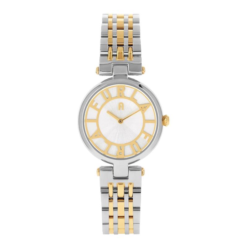 FURLA/芙拉女式新款银色石英机械表轻奢简约百搭腕表