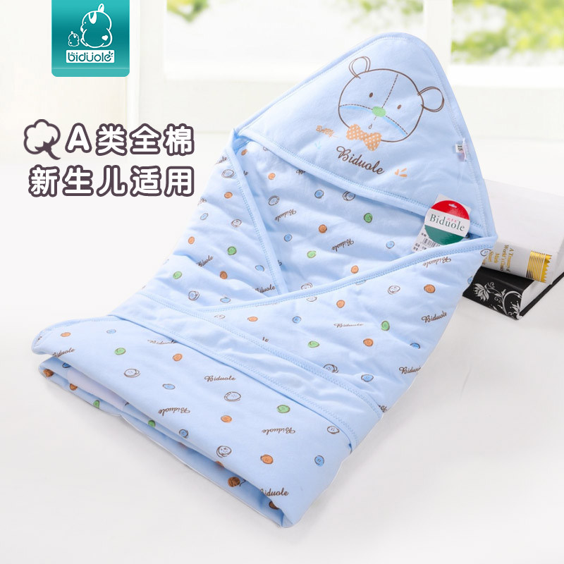 新生婴儿抱被初生包被纯棉春秋包单小宝宝产房夏季薄款襁褓待产包
