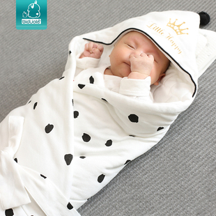 初生宝宝用品 包单夏季 婴儿包被纯棉产房春秋款 新生儿抱被加厚款