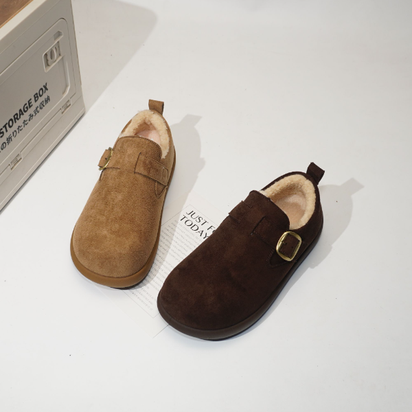 5155 加绒小土豆女4冬季新款勃肯鞋懒人软底棉鞋大码女鞋40-43