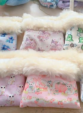 蜜袋鼯仓鼠花枝鼠手工窝睡袋獭兔毛鸵鸟毛款保暖四季鹦鹉