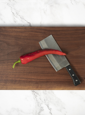 无漆无蜡无胶整木菜板北美黑胡桃木加厚砧板抗菌案板高档不二木作