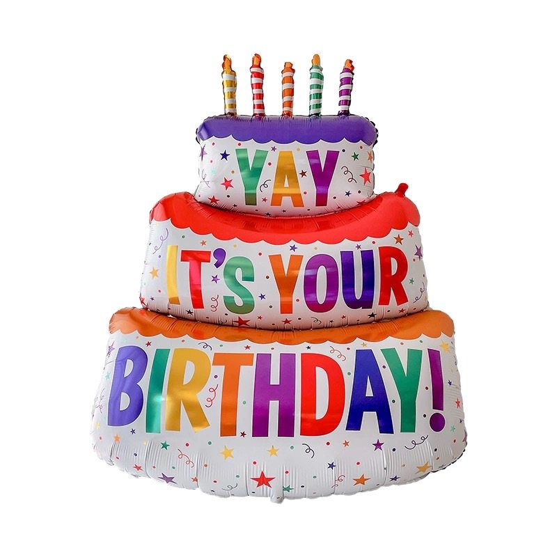 儿童生日蛋糕气球男孩女孩派对氛围感装饰场景数字拍照道具铝膜球,节庆用品/礼品,气球,淘宝优惠券,粉丝福利购,淘宝优惠卷